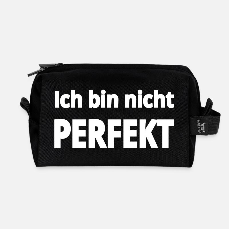 Perfekt - Recycelte Kulturtasche - Schwarz