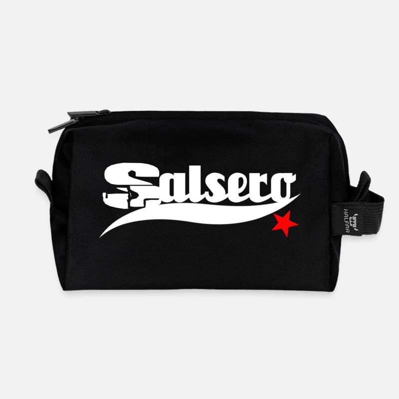 Salsero Red Star Edition - Dance Shirts - Recycelte Kulturtasche - Schwarz