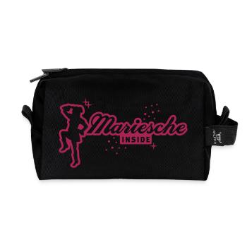 Funkenmarie - Mariechen - Fasching - Fastnacht 1C - Recycelte Kulturtasche - Schwarz - Vorne