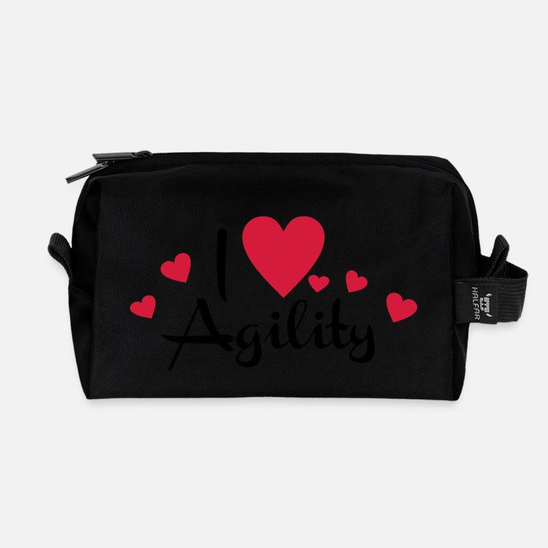 agility - Recycled Toiletry Zip Bag - black