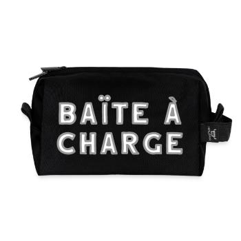 vendeen baite a charge - Trousse de toilette en tissu recyclé - noir - Devant