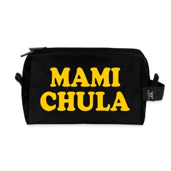 Mami chula - Recycelte Kulturtasche - Schwarz - Vorne