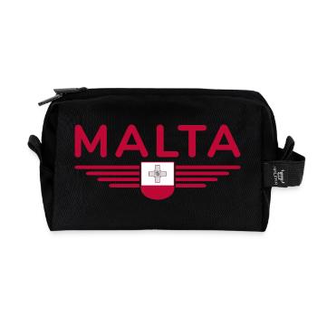 Malta T-Shirt – Für Insel-Fans - Recycelte Kulturtasche - Schwarz - Vorne