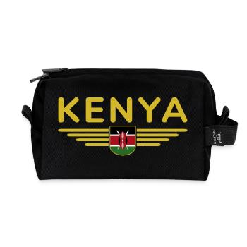 Nairobi Design für Kenia-Liebhaber - Recycelte Kulturtasche - Schwarz - Vorne