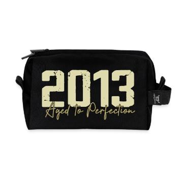 Original 2013 Rétro 2013 Cadeau d’anniversaire 2013 - Trousse de toilette en tissu recyclé - noir - Devant
