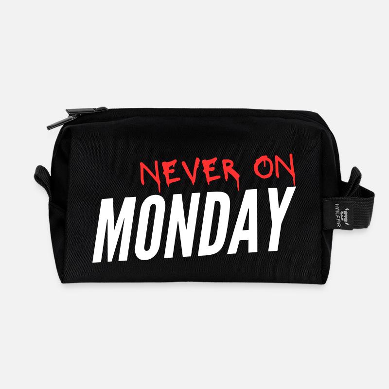 Monday - Recycelte Kulturtasche - Schwarz