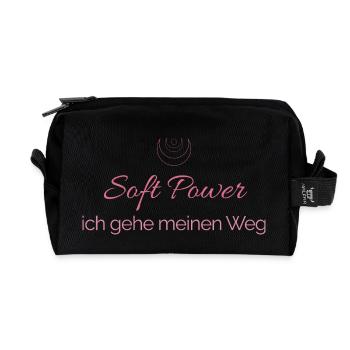 My way. My pace. My truth. - Recycled Toiletry Zip Bag - black - Front
