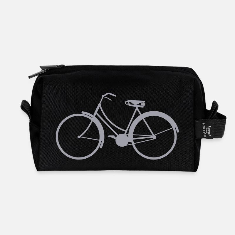 Fahrrad - Recycelte Kulturtasche - Schwarz