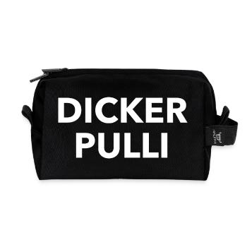 Dicker Pulli Kontrast Typo - Recycelte Kulturtasche - Schwarz - Vorne