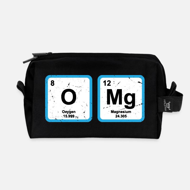 Periodic Table OMG The Element of Surprise Science - Recycelte Kulturtasche - Schwarz