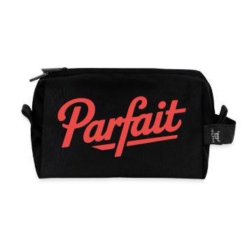 perfect - Recycled Toiletry Zip Bag - black - Front