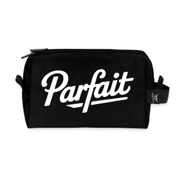 perfect - Recycled Toiletry Zip Bag - black - Front