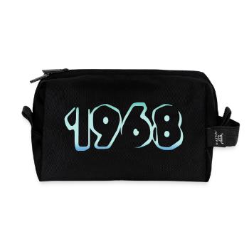 1968 - Recycelte Kulturtasche - Schwarz - Vorne