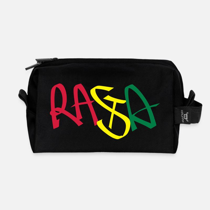 Rasta - Recycelte Kulturtasche - Schwarz