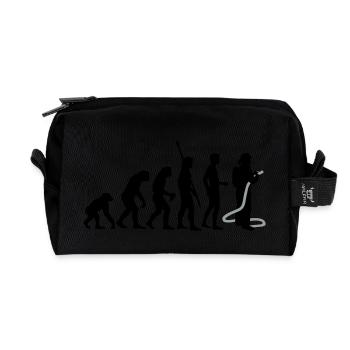 evolution_feuerwehr_b_2c - Recycelte Kulturtasche - Schwarz - Vorne