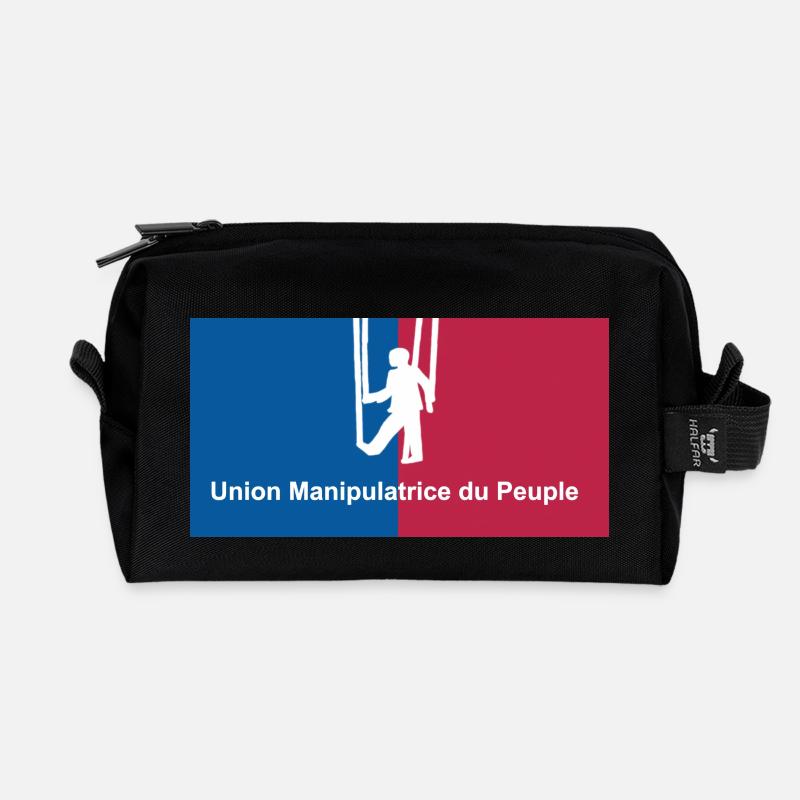 Manipulative Volksunion - Recycelte Kulturtasche - Schwarz