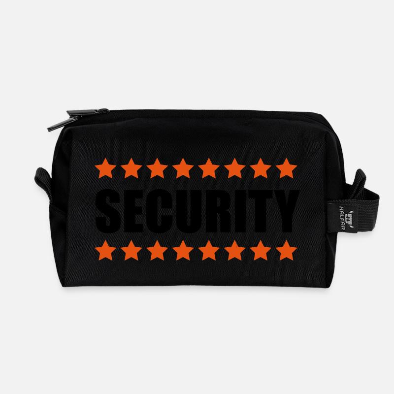 Security - Trousse de toilette en tissu recyclé - noir