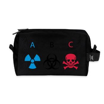 ABC - Atomic Biological Chemical - Recycelte Kulturtasche - Schwarz - Vorne
