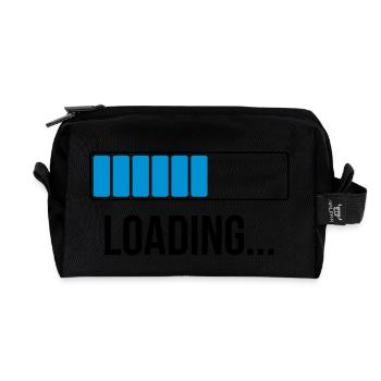 Loading... [Custom it !] - Trousse de toilette en tissu recyclé - noir - Devant