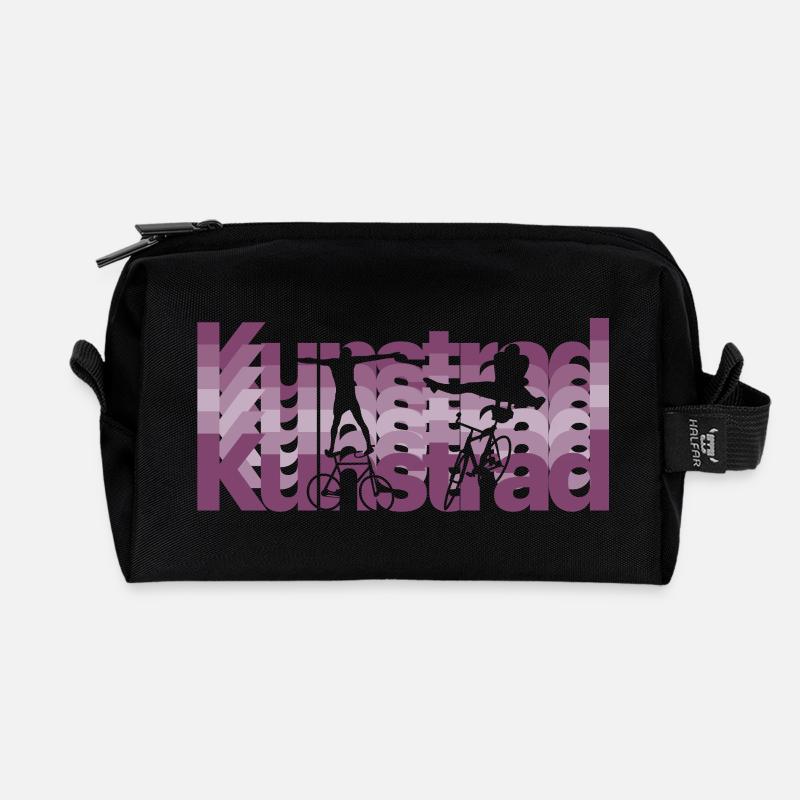 Kunstrad, Kunstradfahren, Hallenradsport - Recycelte Kulturtasche - Schwarz
