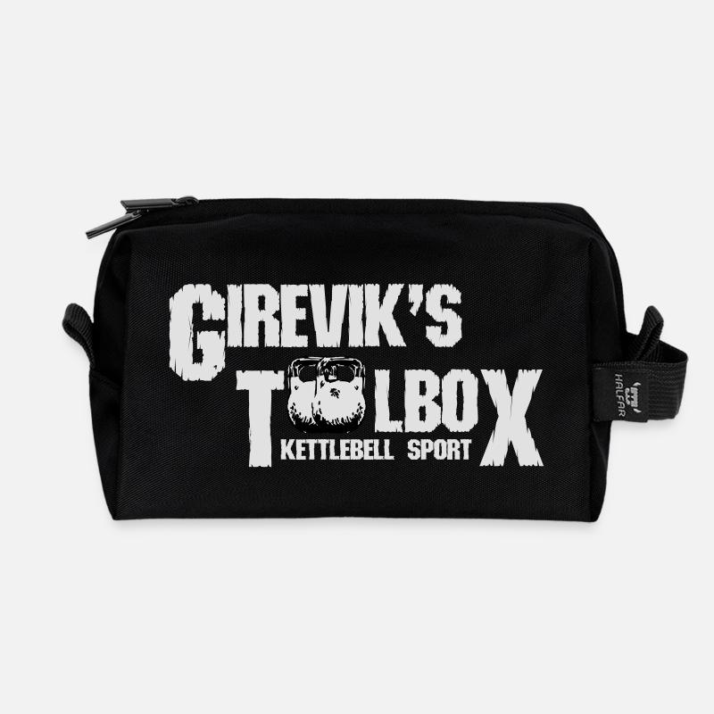 Girevik's Toolbox - Recycelte Kulturtasche - Schwarz