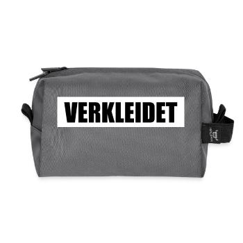 Verkleidet - Recycelte Kulturtasche - Anthrazit - Vorne