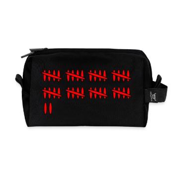 Résultat de la feuille de pointage 42 - Trousse de toilette en tissu recyclé - noir - Devant