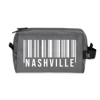 Nashville Barcode - Recycelte Kulturtasche - Anthrazit - Vorne