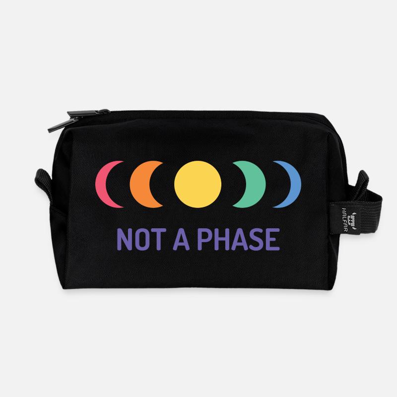 LGBT Pride Month - Keine Phase - Recycelte Kulturtasche - Schwarz