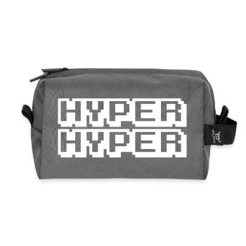 HYPER HYPER - Recycelte Kulturtasche - Anthrazit - Vorne