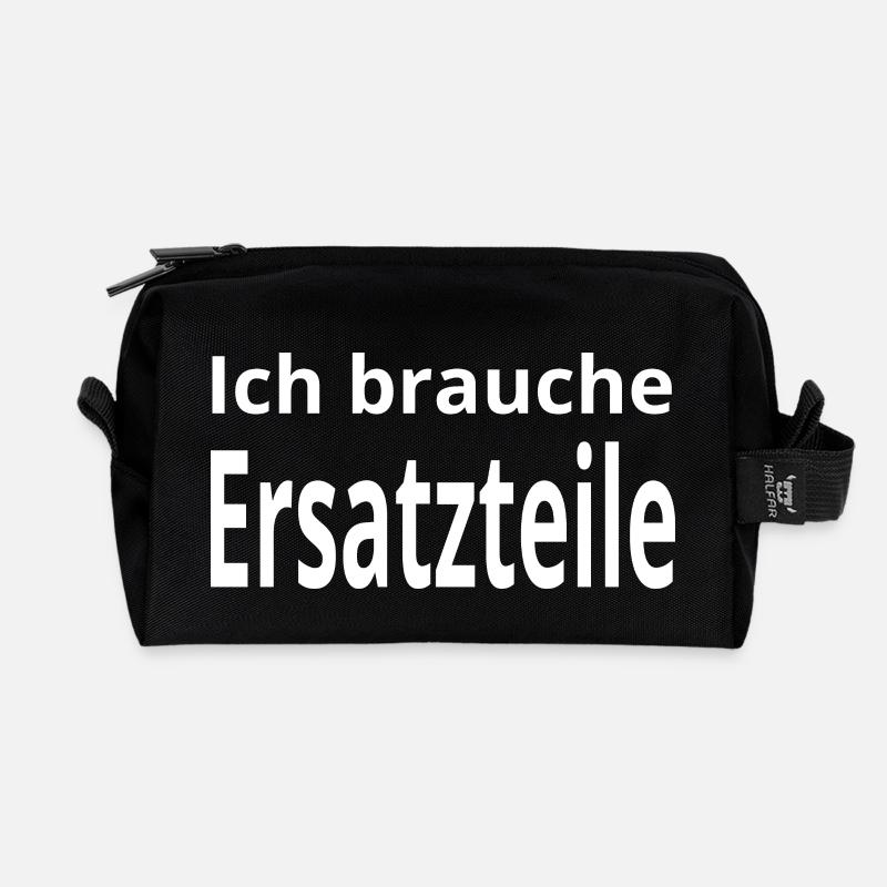Auto - Recycelte Kulturtasche - Schwarz