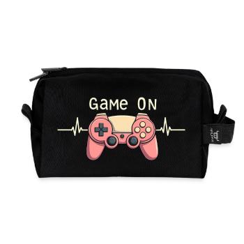 Gamer Jeux vidéo Console Gaming Anniversaire Jeux - Trousse de toilette en tissu recyclé - noir - Devant