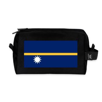 Nauru - Recycled Toiletry Zip Bag - black - Front