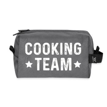 Équipe de cuisine - Trousse de toilette en tissu recyclé - anthracite - Devant