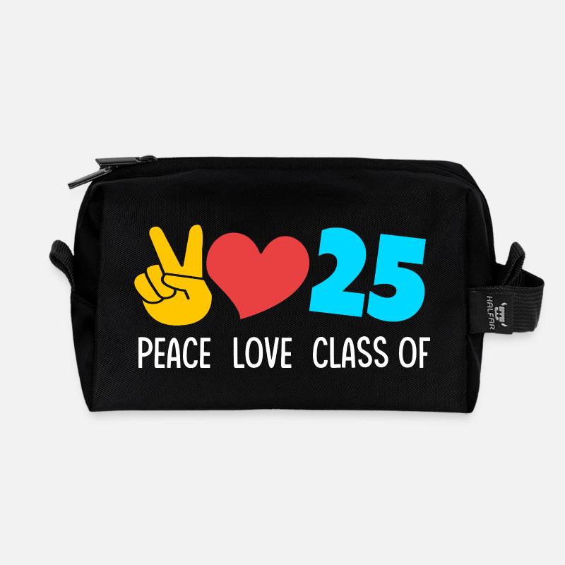 Klasse von 2025 Abi Abiturient Abitur 2025 - Recycelte Kulturtasche - Schwarz