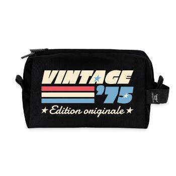 Célébrez un demi-siècle de légende avec humour - Trousse de toilette en tissu recyclé - noir - Devant