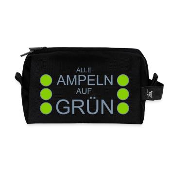 Ampeln auf Grün witziger Spruch nonsens liberal - Recycelte Kulturtasche - Schwarz - Vorne