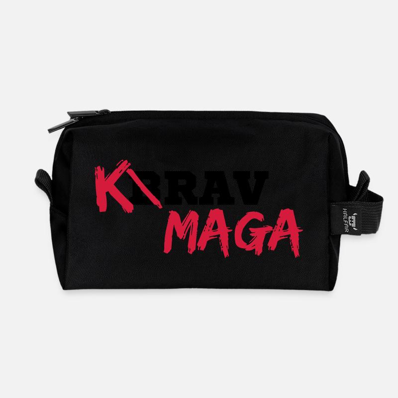 Krav Maga - Recycelte Kulturtasche - Schwarz