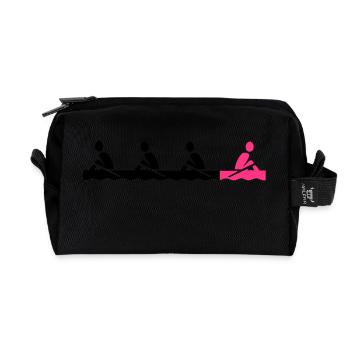 Ruderen - Recycelte Kulturtasche - Schwarz - Vorne