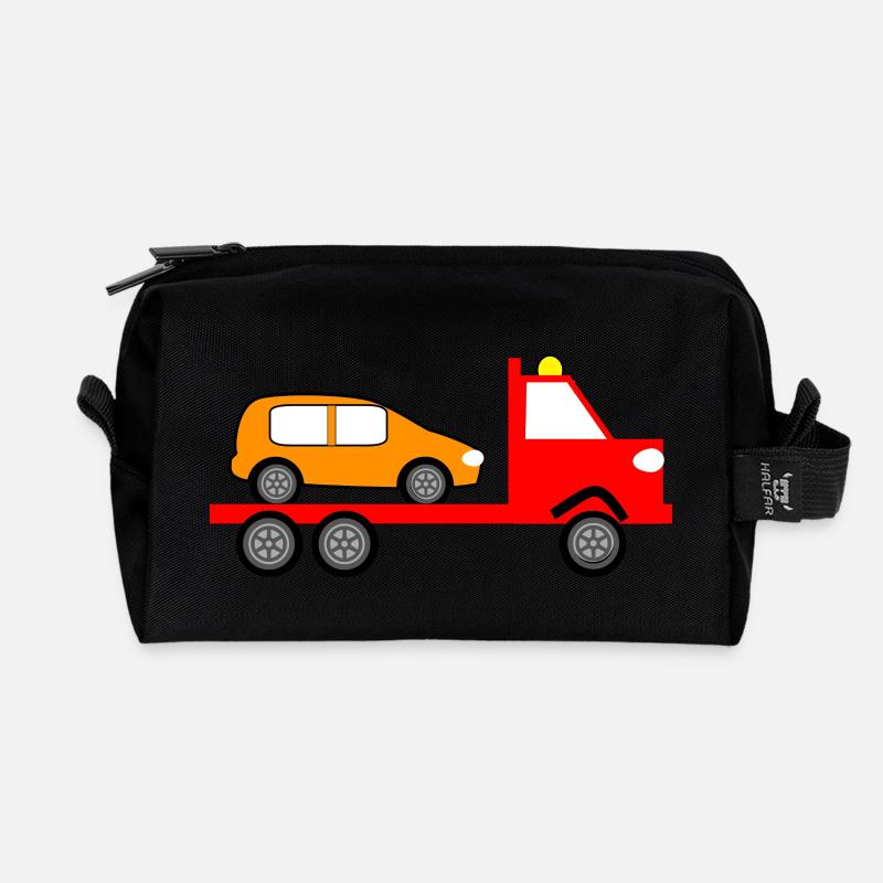 Truck - Recycled Toiletry Zip Bag - black