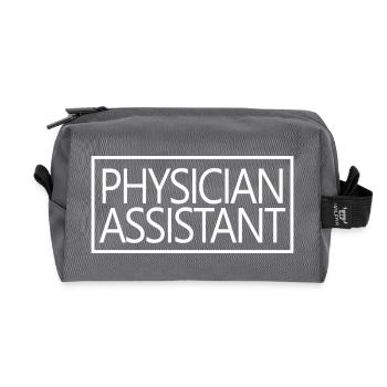 Cadeau d'assistant médical fier d'assistant médical - Trousse de toilette en tissu recyclé - anthracite - Devant