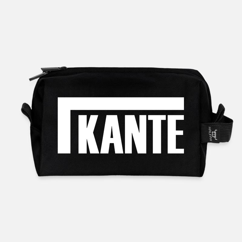 Kante - T-Shirt Design - Recycelte Kulturtasche - Schwarz