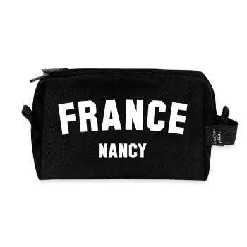 NANCY France Frankreich - Recycled Toiletry Zip Bag - black - Front