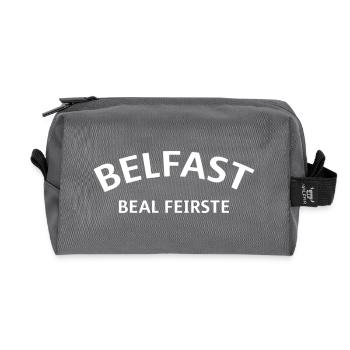 Belfast Beal Feirste North Ireland Nordirland - Recycelte Kulturtasche - Anthrazit - Vorne