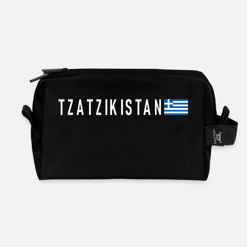 TZATZIKISTAN - Recycelte Kulturtasche - Schwarz