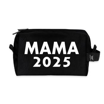 Mama 2025 - Recycelte Kulturtasche - Schwarz - Vorne
