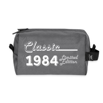 Classic 1984 Limited Edition - Recycled Toiletry Zip Bag - anthracite - Front