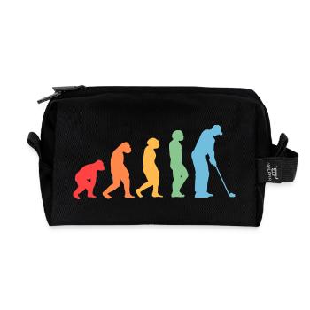 Golfspieler Evolution Golf - Recycelte Kulturtasche - Schwarz - Vorne