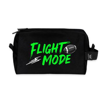 Mode de vol – Puissance du ballon de football activée - Trousse de toilette en tissu recyclé - noir - Devant