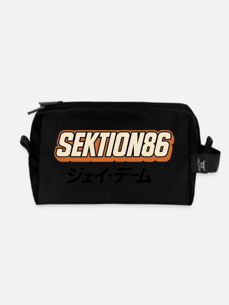 Sektion86 - Recycelte Kulturtasche - Schwarz
